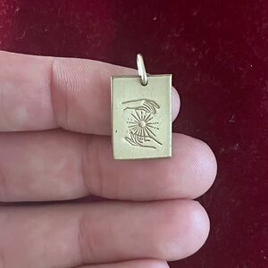 GLDN Gold-Plated Hands and Energy Charm